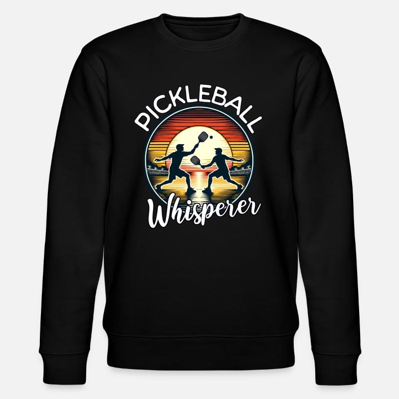 Chuchoteur de pickleball - Sweat bio CHANGER Stanley/Stella Unisexe - noir