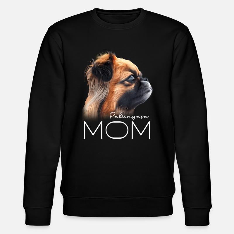 Pekingese Mama - Stanley/Stella Unisex Bio-Sweatshirt CHANGER - Schwarz