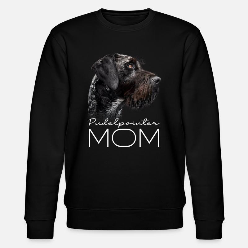 Pudelpointer Mom - Stanley/Stella CHANGER Unisex Organic Sweatshirt - black