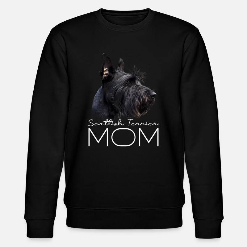 Scottish Terrier Mom - Stanley/Stella CHANGER Unisex Organic Sweatshirt - black