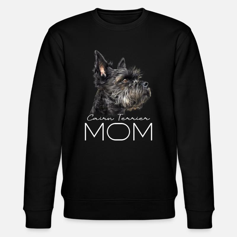 Maman Cairn Terrier - Sweat bio CHANGER Stanley/Stella Unisexe - noir