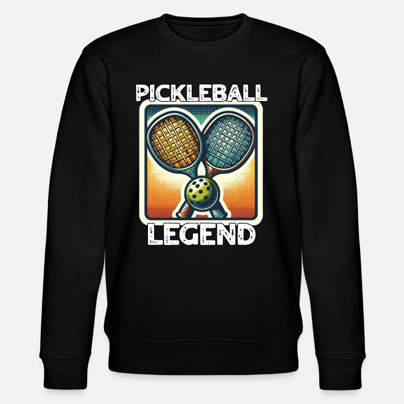 Légende du pickleball - Sweat bio CHANGER Stanley/Stella Unisexe - noir