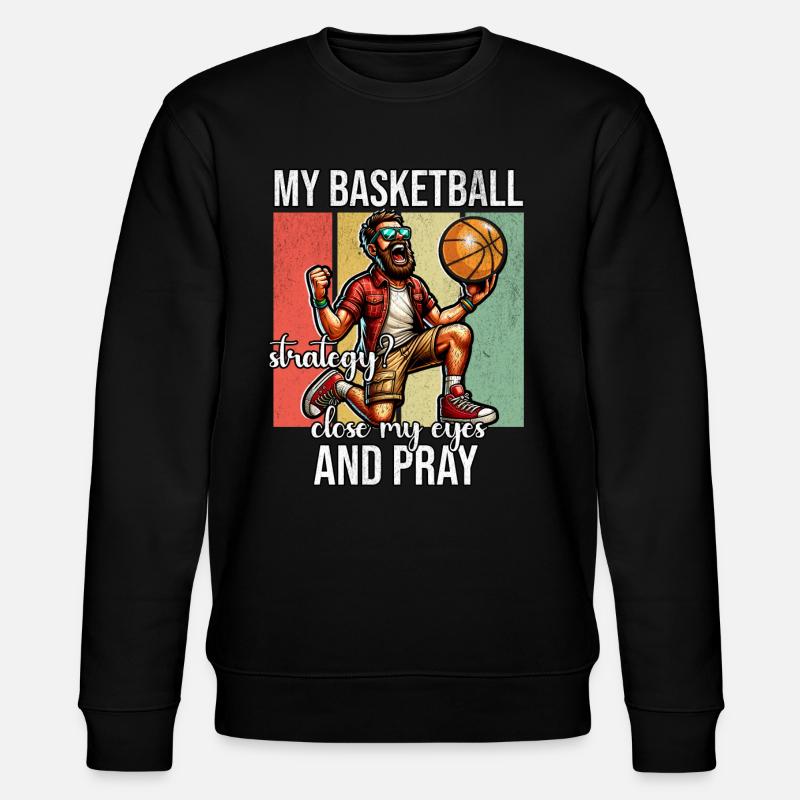 Drôle de dicton de basket-ball - Sweat bio CHANGER Stanley/Stella Unisexe - noir