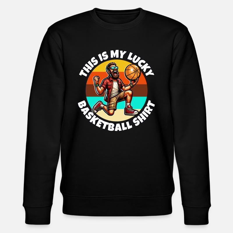 Basketball - Stanley/Stella Unisex Bio-Sweatshirt CHANGER  - Schwarz