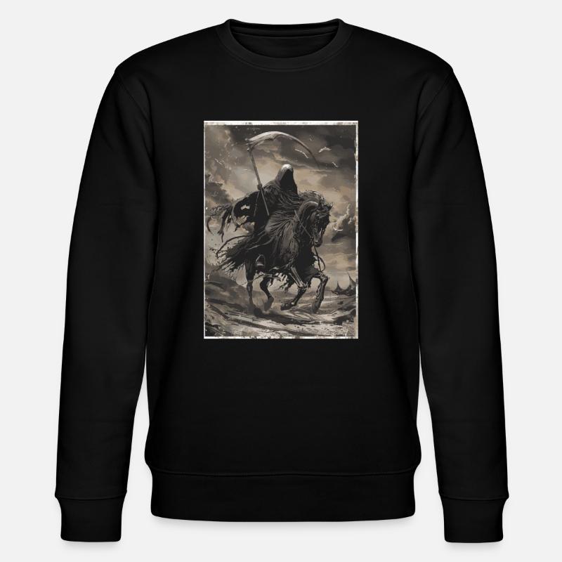 Tod Tarot - Stanley/Stella Unisex Bio-Sweatshirt CHANGER - Schwarz
