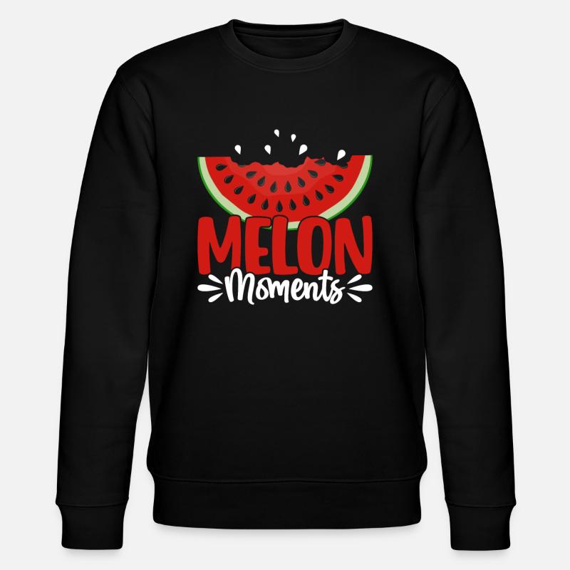 Melon Gift - Stanley/Stella Unisex Bio-Sweatshirt CHANGER  - Schwarz