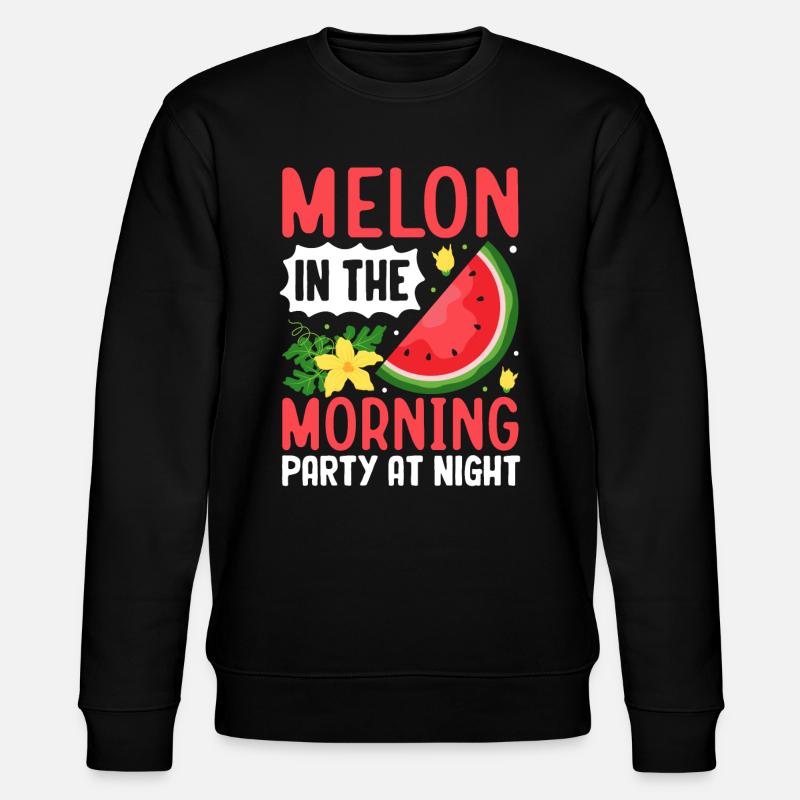 Melon Gift - Stanley/Stella Unisex Bio-Sweatshirt CHANGER  - Schwarz