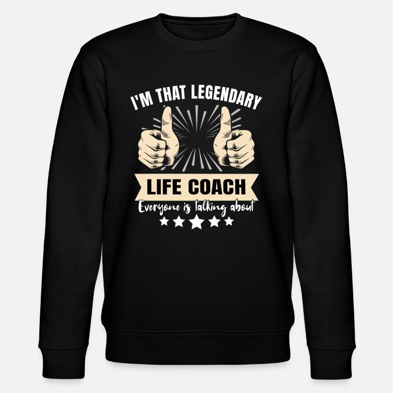 Coach de vie légendaire - Sweat bio CHANGER Stanley/Stella Unisexe - noir