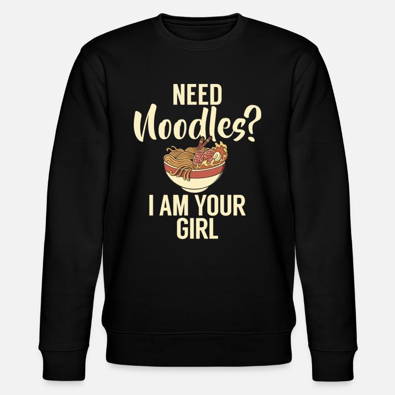 Noodle Lover Gifts - Stanley/Stella Unisex Bio-Sweatshirt CHANGER - Schwarz