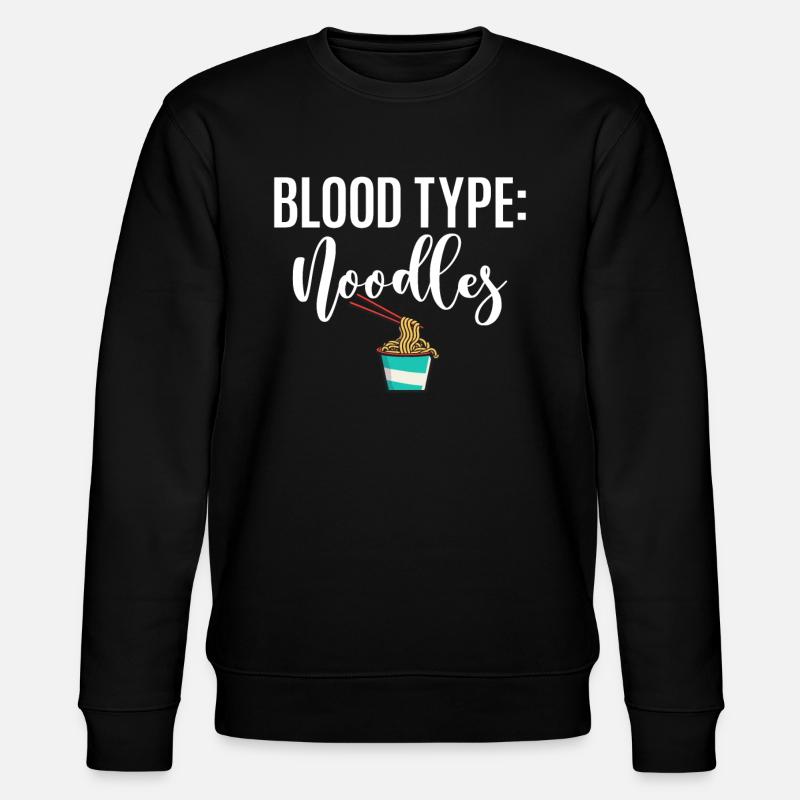 Noodle Lover Gifts - Stanley/Stella Unisex Bio-Sweatshirt CHANGER - Schwarz