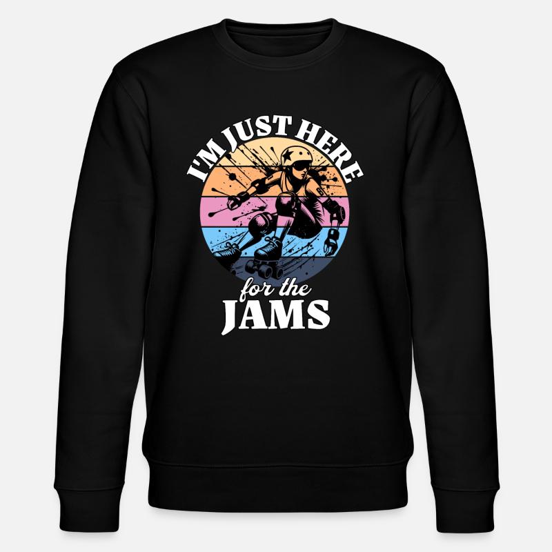 Roller derby - Sweat bio CHANGER Stanley/Stella Unisexe - noir