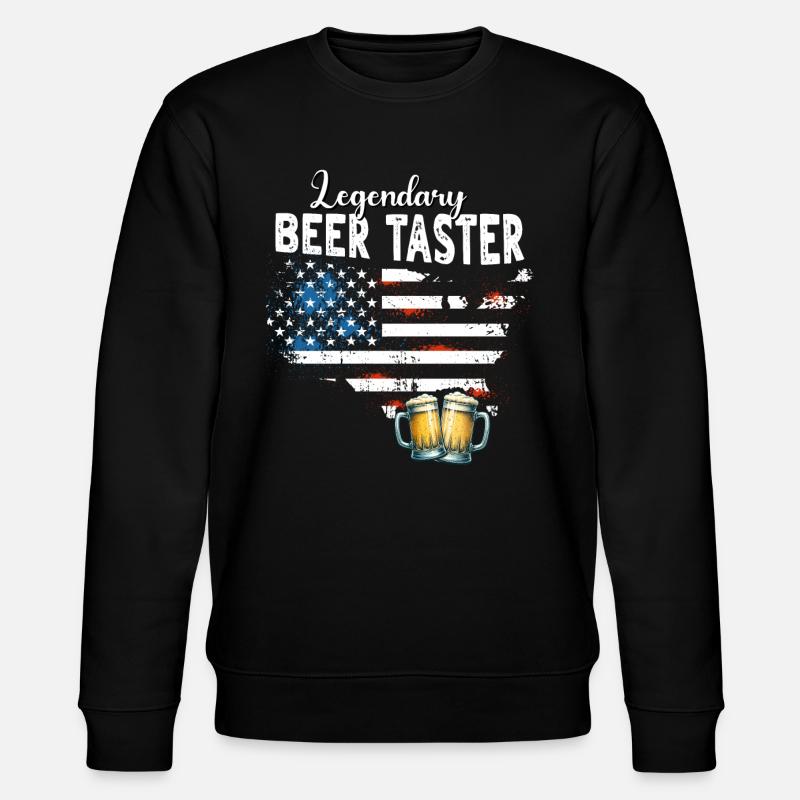 Testeur de bière - Sweat bio CHANGER Stanley/Stella Unisexe - noir