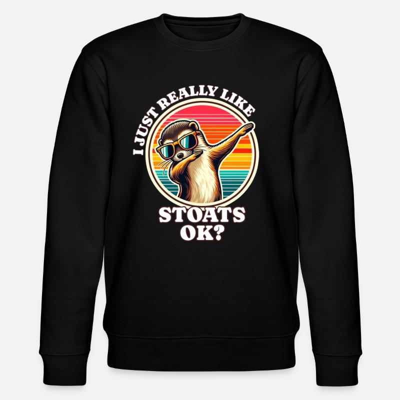 J’aime le dicton d’hermine - Sweat bio CHANGER Stanley/Stella Unisexe - noir