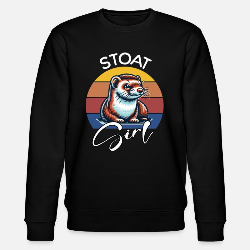 Fille d’hermine - Sweat bio CHANGER Stanley/Stella Unisexe - noir