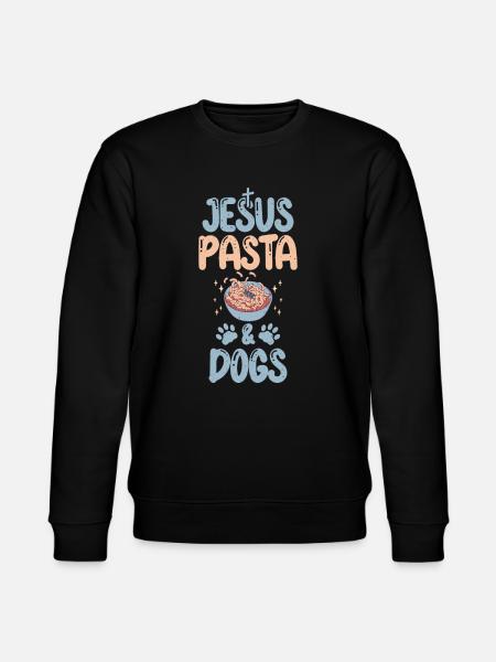 Pasta Lover Gifts - Stanley/Stella Unisex Bio-Sweatshirt CHANGER  - Schwarz