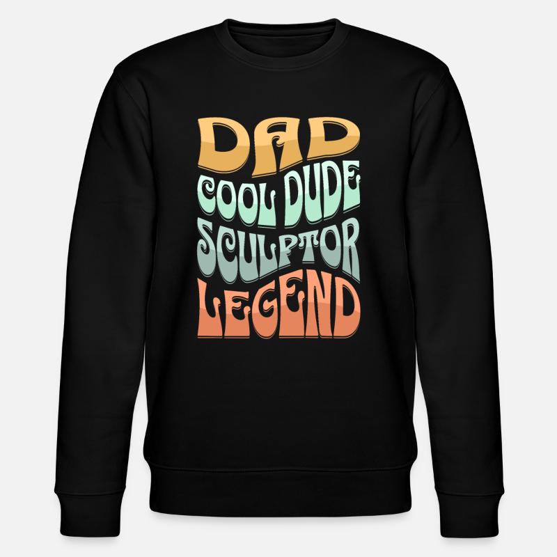 Papa Bildhauer - Stanley/Stella Unisex Bio-Sweatshirt CHANGER - Schwarz