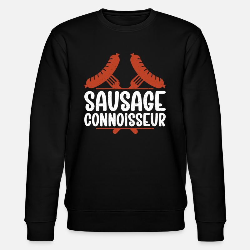 Sausage Lover - Stanley/Stella Unisex Bio-Sweatshirt CHANGER  - Schwarz