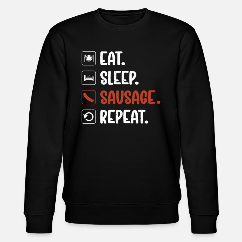 Sausage Lover - Stanley/Stella Unisex Bio-Sweatshirt CHANGER - Schwarz