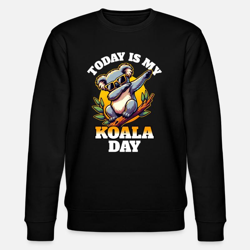 Dictons Koala - Sweat bio CHANGER Stanley/Stella Unisexe - noir