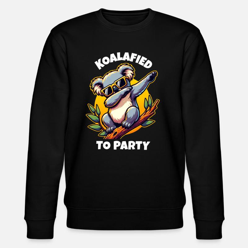 Dictons Koala - Sweat bio CHANGER Stanley/Stella Unisexe - noir