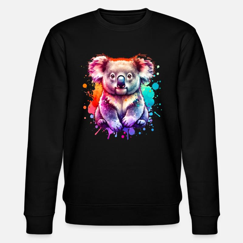 Koala - Stanley/Stella CHANGER Unisex Organic Sweatshirt - black