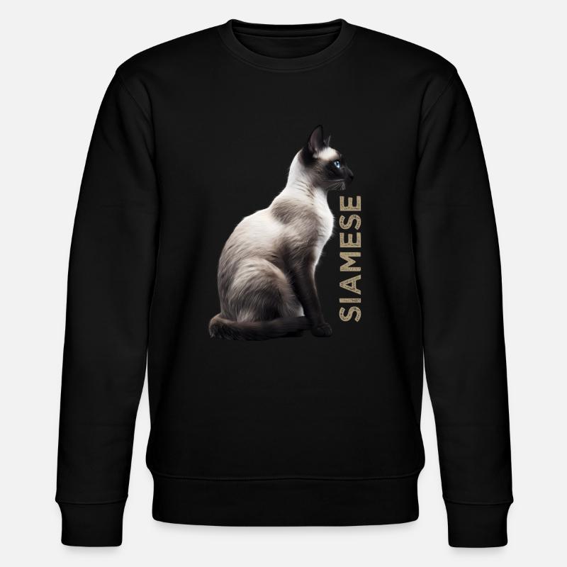 Siamese - Stanley/Stella Unisex Bio-Sweatshirt CHANGER  - Schwarz