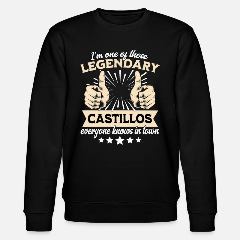 Légende légendaire de Castillo - Sweat bio CHANGER Stanley/Stella Unisexe - noir