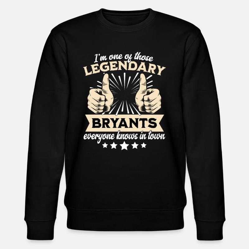 Legendary Bryant Legend - Stanley/Stella CHANGER Unisex Organic Sweatshirt - black