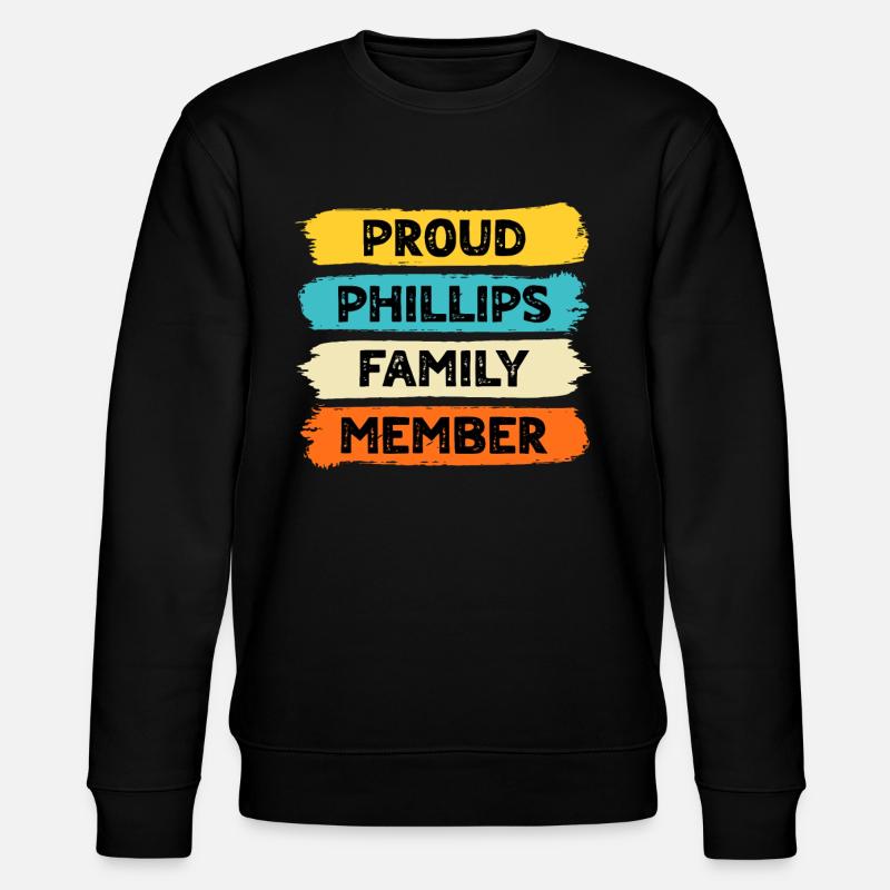 Stolzer Phillips - Stanley/Stella Unisex Bio-Sweatshirt CHANGER  - Schwarz