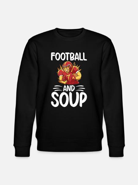 Soup Lovers Gifts - Stanley/Stella CHANGER Unisex Organic Sweatshirt - black