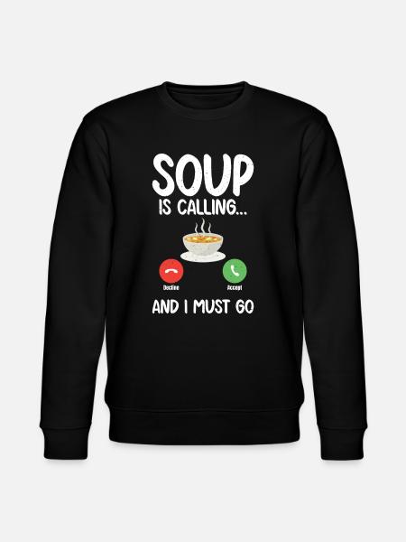 Soup Lovers Gifts - Stanley/Stella Unisex Bio-Sweatshirt CHANGER - Schwarz