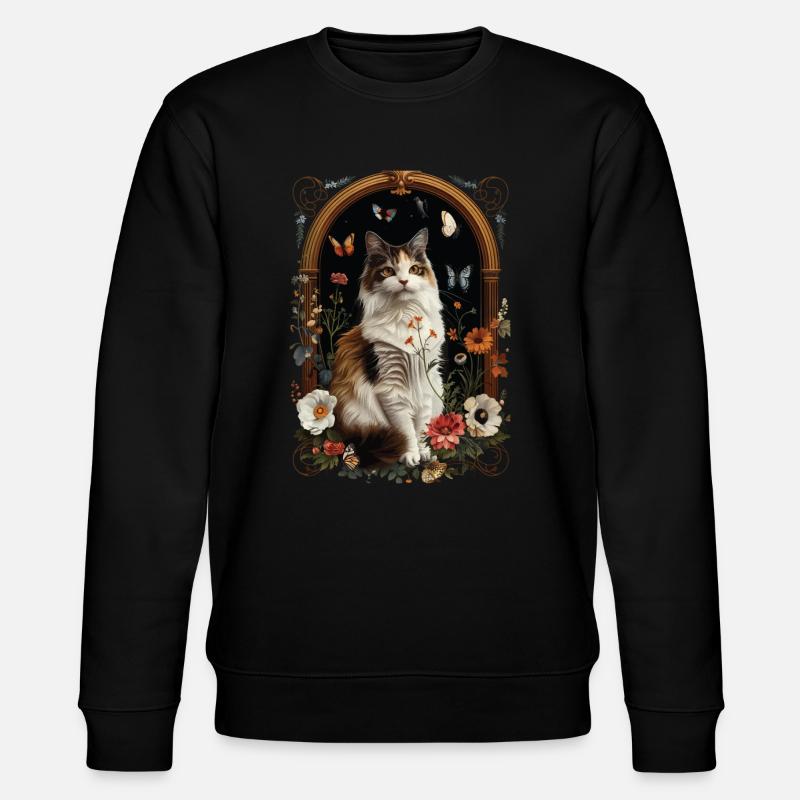Chat de Van turc - Sweat bio CHANGER Stanley/Stella Unisexe - noir