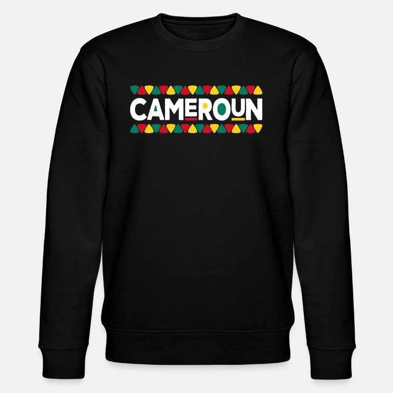 Camerounais Drapeau Cameroun - Sweat bio CHANGER Stanley/Stella Unisexe - noir