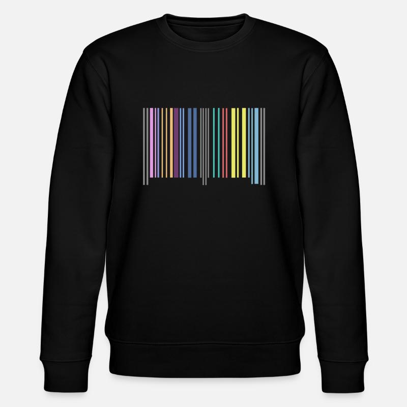 Barcode - Stanley/Stella Unisex Bio-Sweatshirt CHANGER  - Schwarz