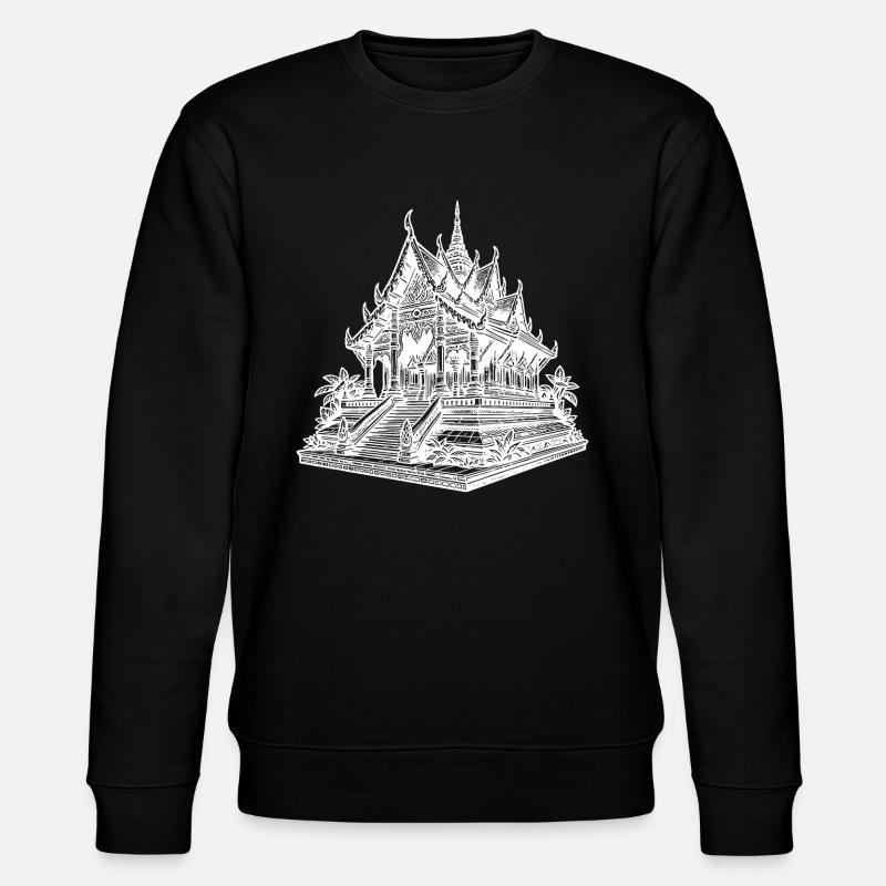 Exotique Jolie Thaïlande Temple - Sweat bio CHANGER Stanley/Stella Unisexe - noir