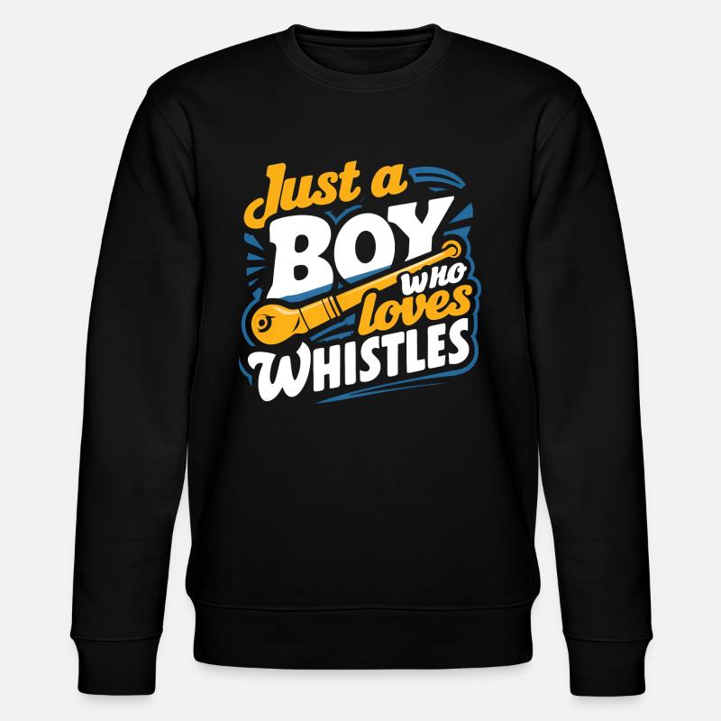 Tin Whistle - Stanley/Stella Unisex Bio-Sweatshirt CHANGER  - Schwarz