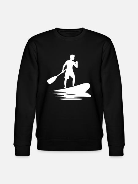 Stand Up Paddling and Board Paddle Training - Stanley/Stella CHANGER Unisex Organic Sweatshirt - black