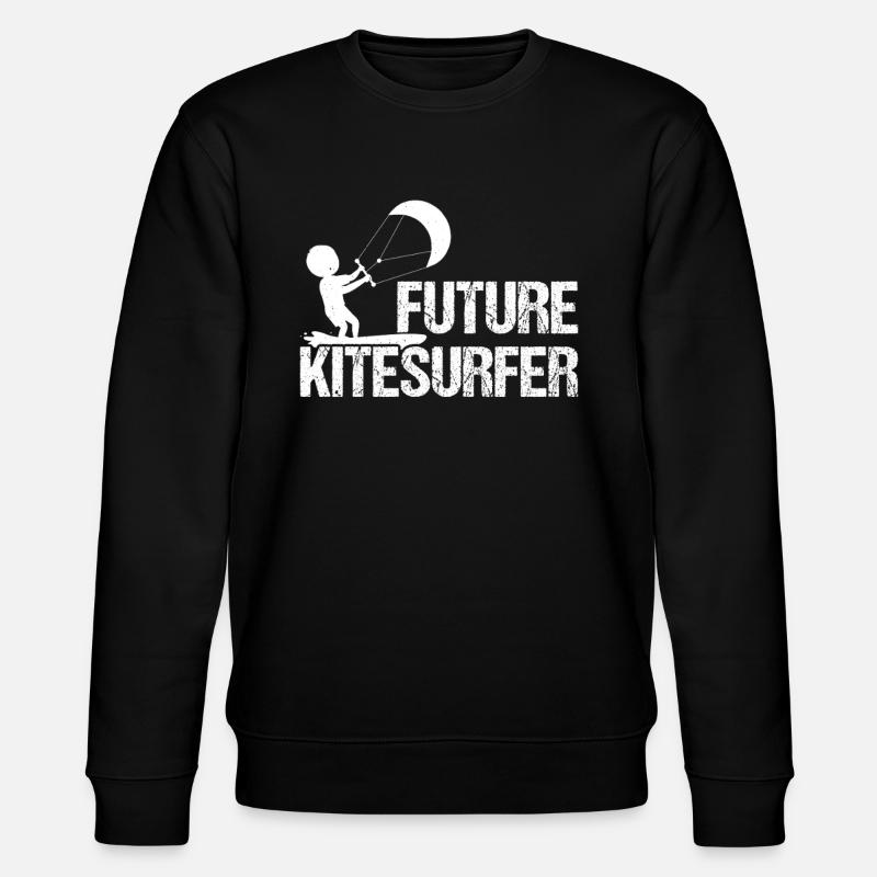 Kiteboarding bébé - Future Kitesurfer - Sweat bio CHANGER Stanley/Stella Unisexe - noir