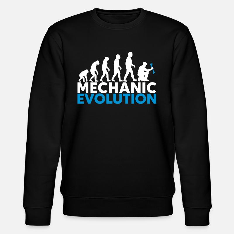 Mechanic Evolution Screwdriver - Stanley/Stella CHANGER Unisex Organic Sweatshirt - black