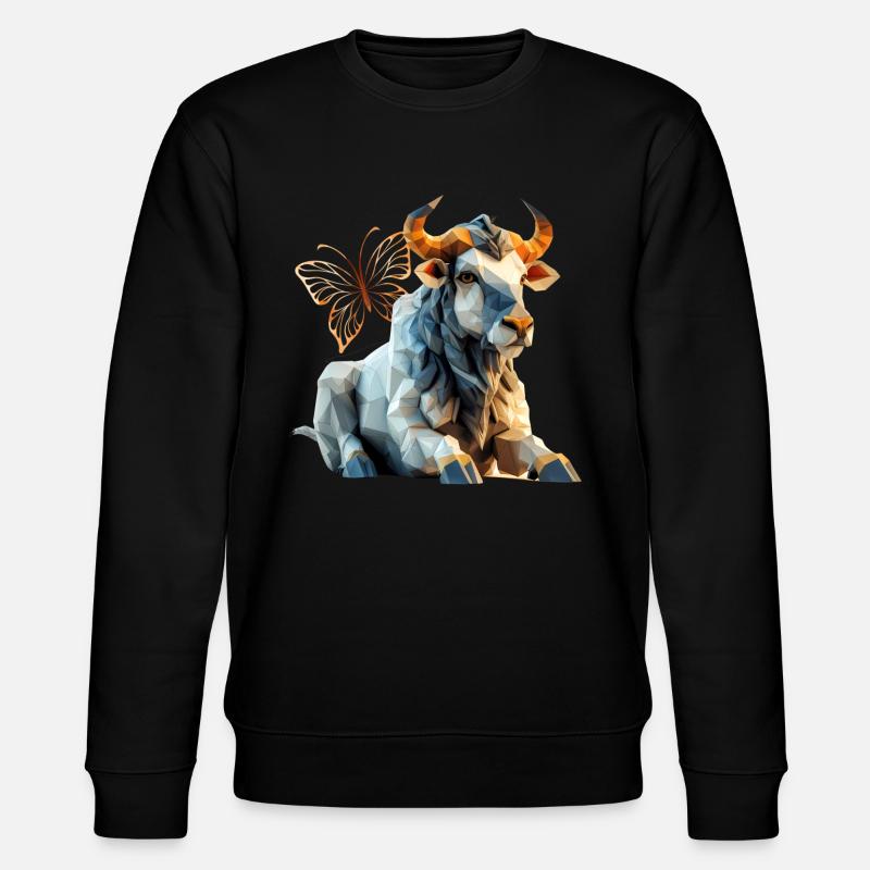 Gnu - Stanley/Stella CHANGER Unisex Organic Sweatshirt - black