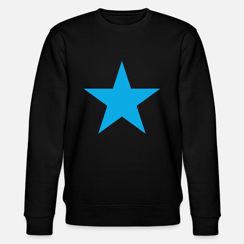 bleu étoile blue star bleu - Sweat bio CHANGER Stanley/Stella Unisexe - noir