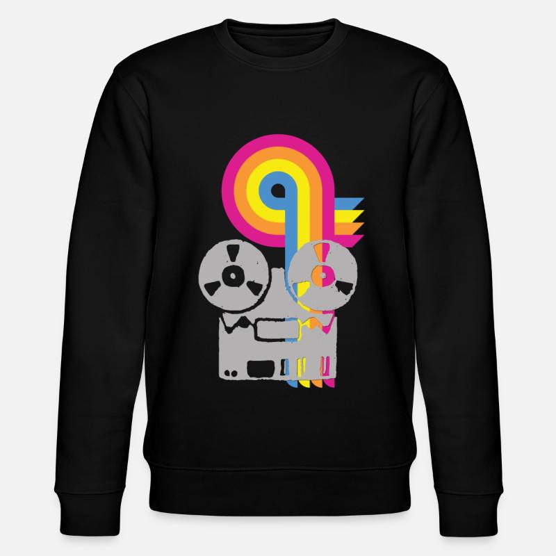 Magnétophone - bobine à bobine - Sweat bio CHANGER Stanley/Stella Unisexe - noir