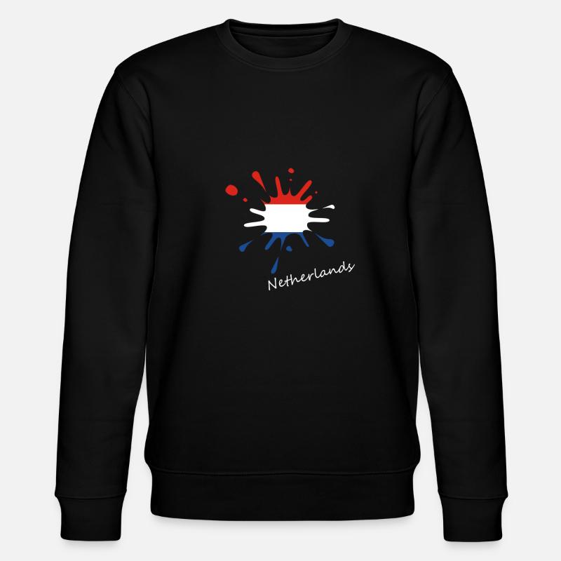pays-bas Hollande Pays-Bas - Sweat bio CHANGER Stanley/Stella Unisexe - noir