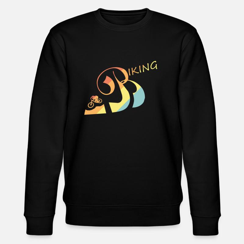 Biking - Stanley/Stella Unisex Bio-Sweatshirt CHANGER  - Schwarz