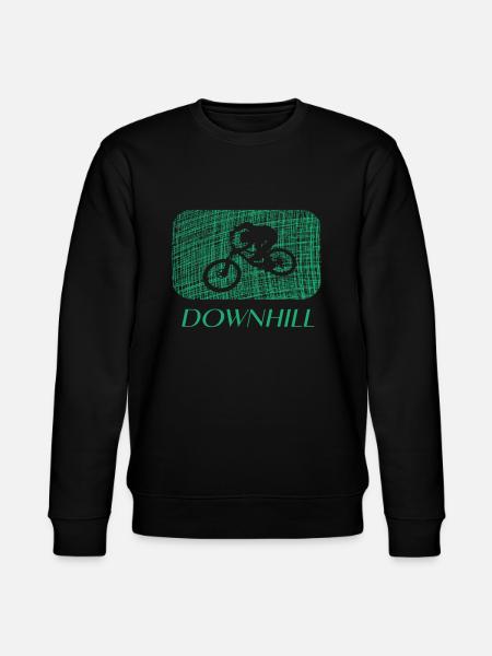 Downhill - Stanley/Stella Unisex Bio-Sweatshirt CHANGER  - Schwarz