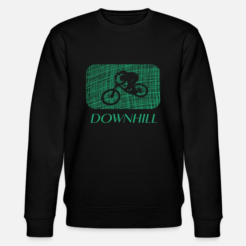 Downhill - Stanley/Stella Unisex Bio-Sweatshirt CHANGER  - Schwarz