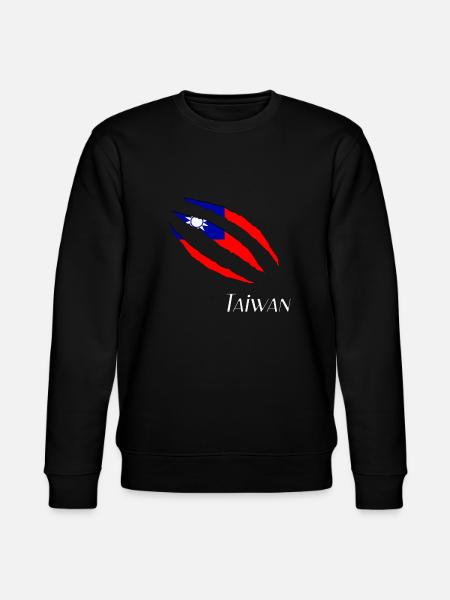 Taiwan Flag - Stanley/Stella Unisex Bio-Sweatshirt CHANGER - Schwarz