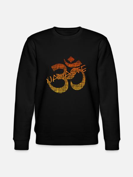 Yoga Namaste - Stanley/Stella Unisex Bio-Sweatshirt CHANGER - Schwarz