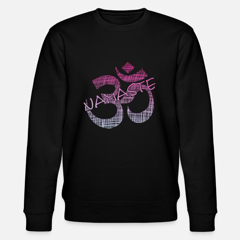 Namaste - Stanley/Stella Unisex Bio-Sweatshirt CHANGER  - Schwarz