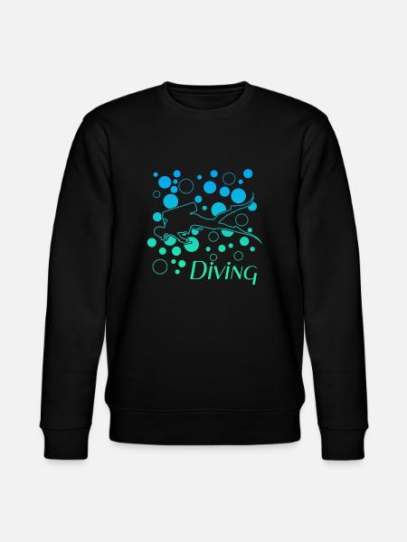 Diving - Stanley/Stella Unisex Bio-Sweatshirt CHANGER  - Schwarz